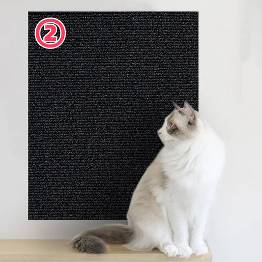 Trimmable Cat Scratching Mat Cat Scratcher Sofa Tape Scratching Post Self-Adhesive Carpet Cats Scratch Board Cat Accessories